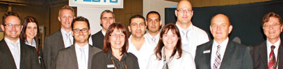 The Festo team at the IFAC conference.